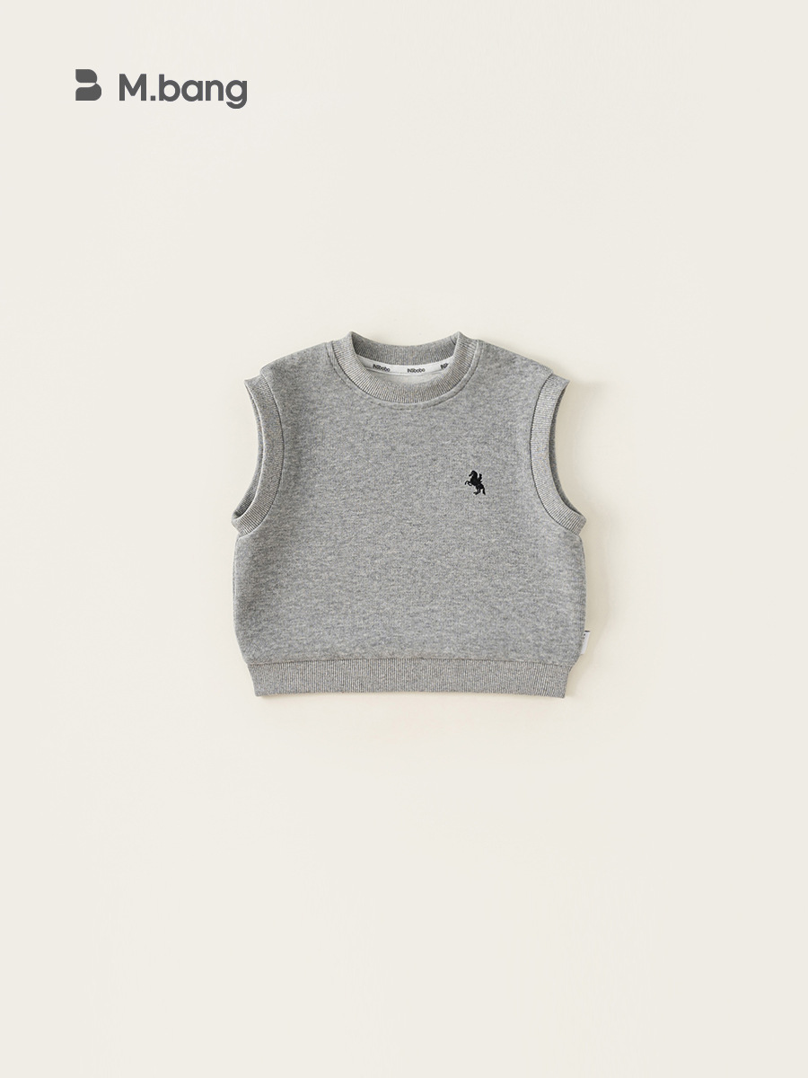 Bangchoan ropa infantil chaleco japonés universal chaleco de cuello redondo chaleco de niño de otoño abrazadera de caballo ropa de niños