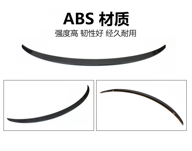 Suitable for Tesla Tesla model3/Y modified accessories blow molded ABS rear wing high-performance sports spoiler