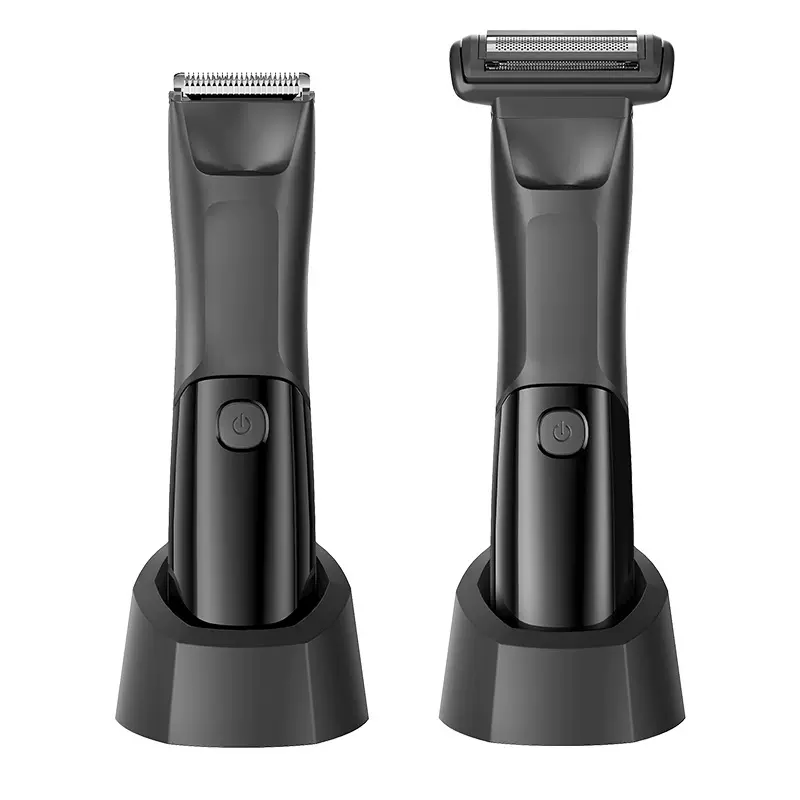 跨境电动脱毛器男女士双头剃毛器私处私密修剪器电动刮毛刀脱毛仪