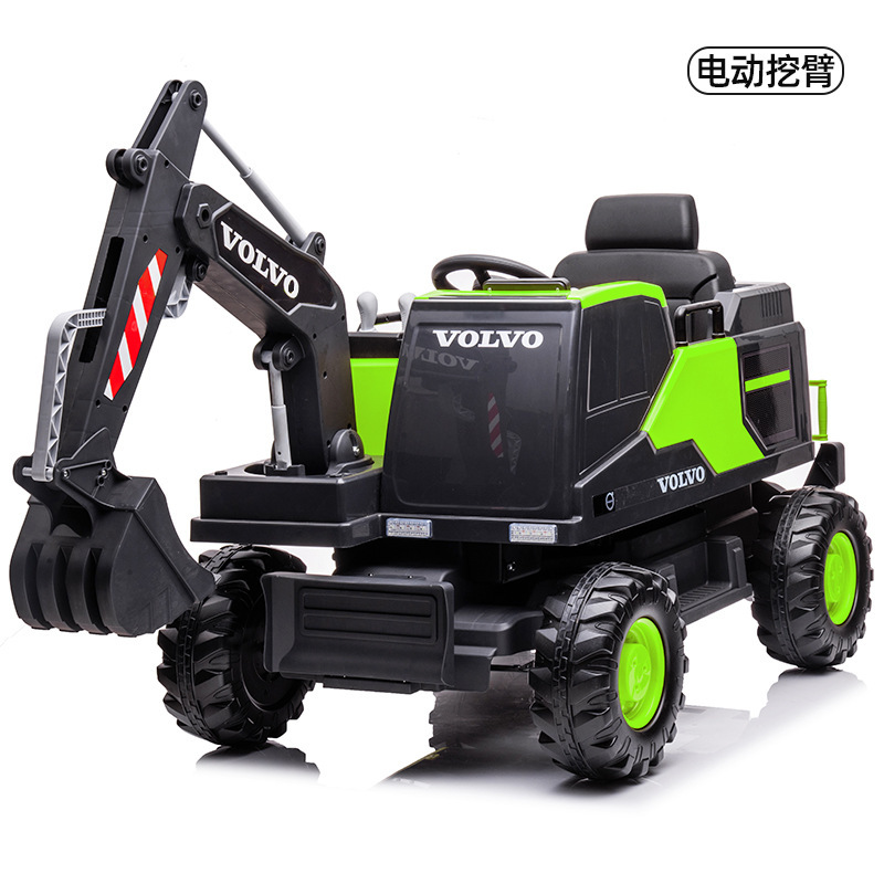 ボルボ大型掘削機子供用電気自動車四輪おもちゃの車は、リモコンカーで赤ちゃんや子供に座ることができます|undefined