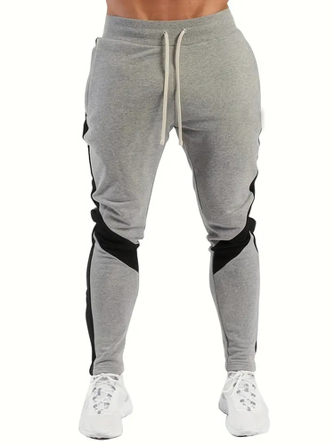 Temu size supply European and American thermal-lined men's casual sports nine-hole pants cross-border European code men's casual sports pants