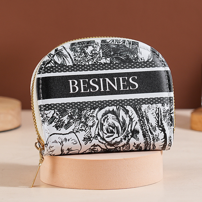 Nuevo tarjetero con cremallera para mujer, exquisito tarjetero de tarjetas múltiples de alta gama, versión coreana de monedero corto y pequeño