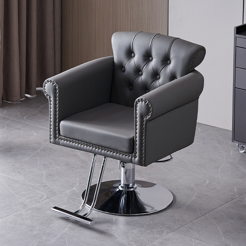 2023 nuevo salón de peluquería Silla de peluquería al por mayor Silla de peluquería de lujo ligero silla especial peluquería Silla elevadora