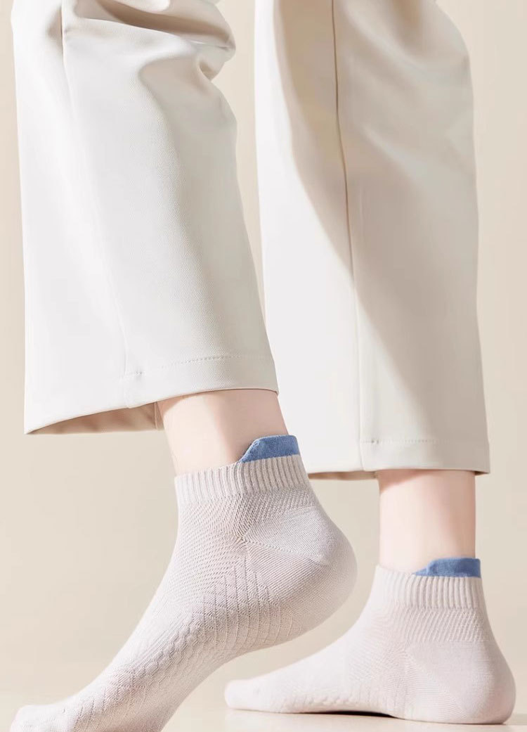 Men's Ankle Socks Breathable Thin Sports Socks For Summer_voghion.com