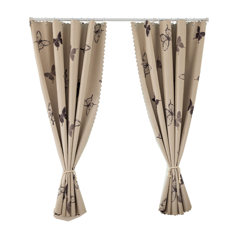 Las cortinas del dormitorio están completamente sombreadas 2025 nueva sombrilla de la sala de estar, protección solar, instalación simple sin perforaciones, un juego completo de varillas telescópicas