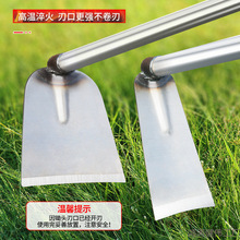 新型锰钢一体农用锄头家用种菜挖笋专用挖地开荒农具除草神器工具