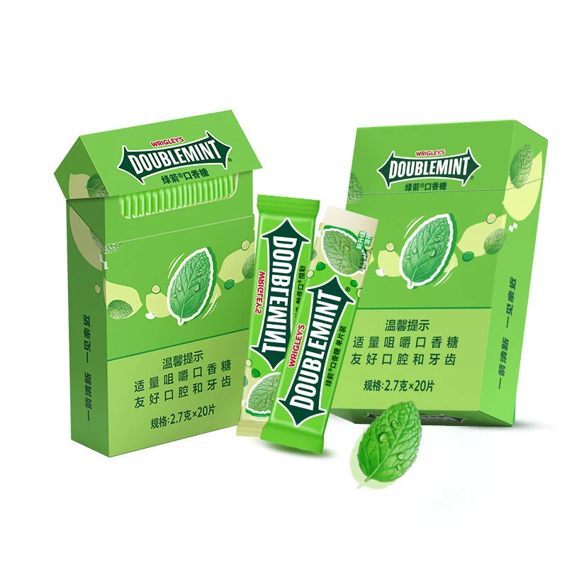 Spring Rose Green Arrow Сигаретная коробка упакованная жевательная резинка мята аромат коробка для курения Свежий дыхание подарок парню Qunmu