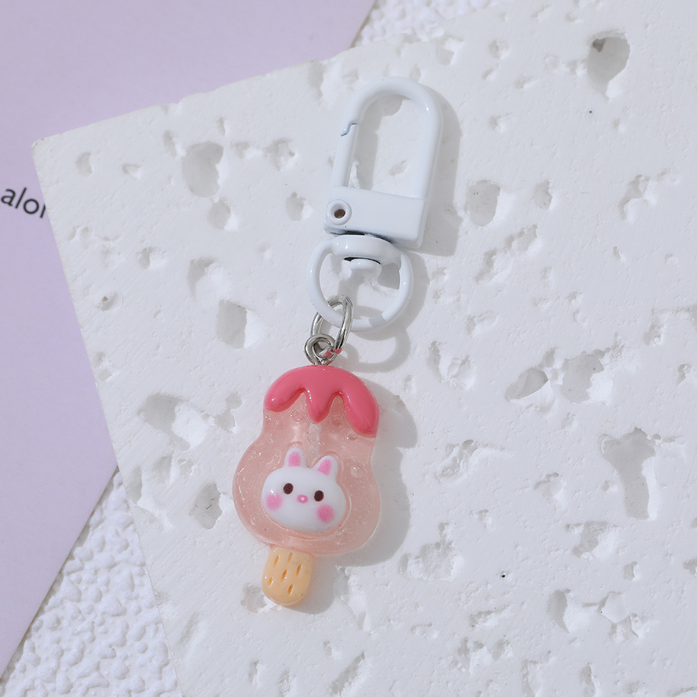 Original Popsicle helado colgante chica de dibujos animados corazón estudiante mochila adornos novias regalo ins colgante al por mayor