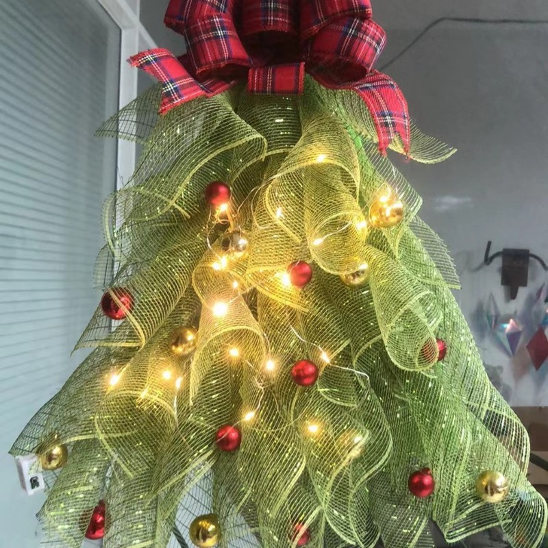 クリスマスツリーの花輪が国境を越えた新製品のシミュレーションクリスマス花輪門飾り家の祝日庭園装飾道具|undefined