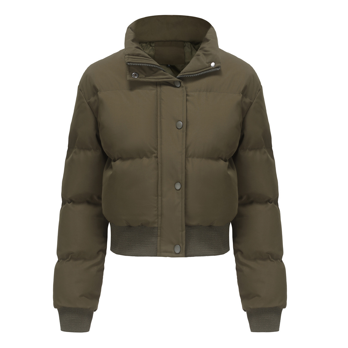 Chaqueta corta acolchada para mujer, estilo elegante y ligero