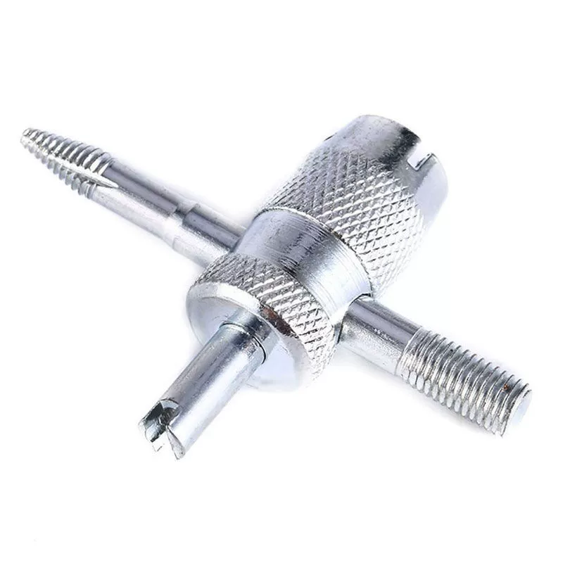 Ключ для сердечника клапана «четыре в одном» маленький инструмент крышка горловины шины отвертка Многофункциональный водитель для разборки автомобиля