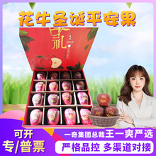 【严选】甘肃花牛圣诞果 代发16枚平安果红蛇果节日新鲜水果礼盒