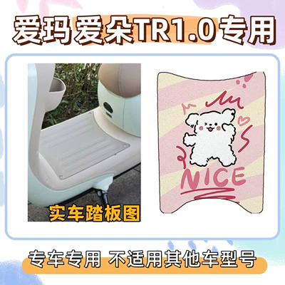 Loop Floor Mats, Electric vehicle foot mat - line-puppy-emma-aido-tr10-free-velcro