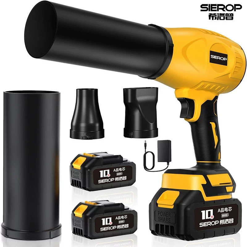 Бесщеточный жестокий вентилятор с литиевой батареей, промышленный пылесборник, турбинный вентилятор, мощный бытовой вентилятор для автомойки, воздуходувка