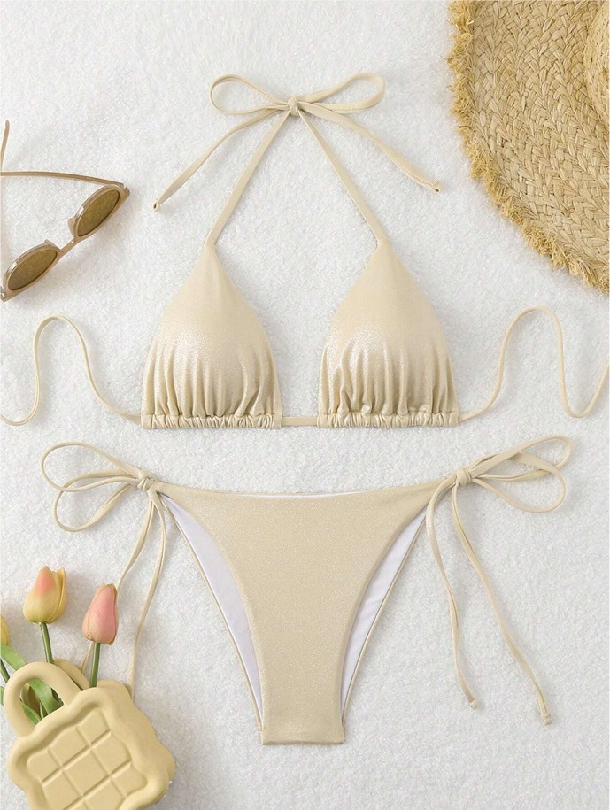 Split swimwear, sexy set, belt