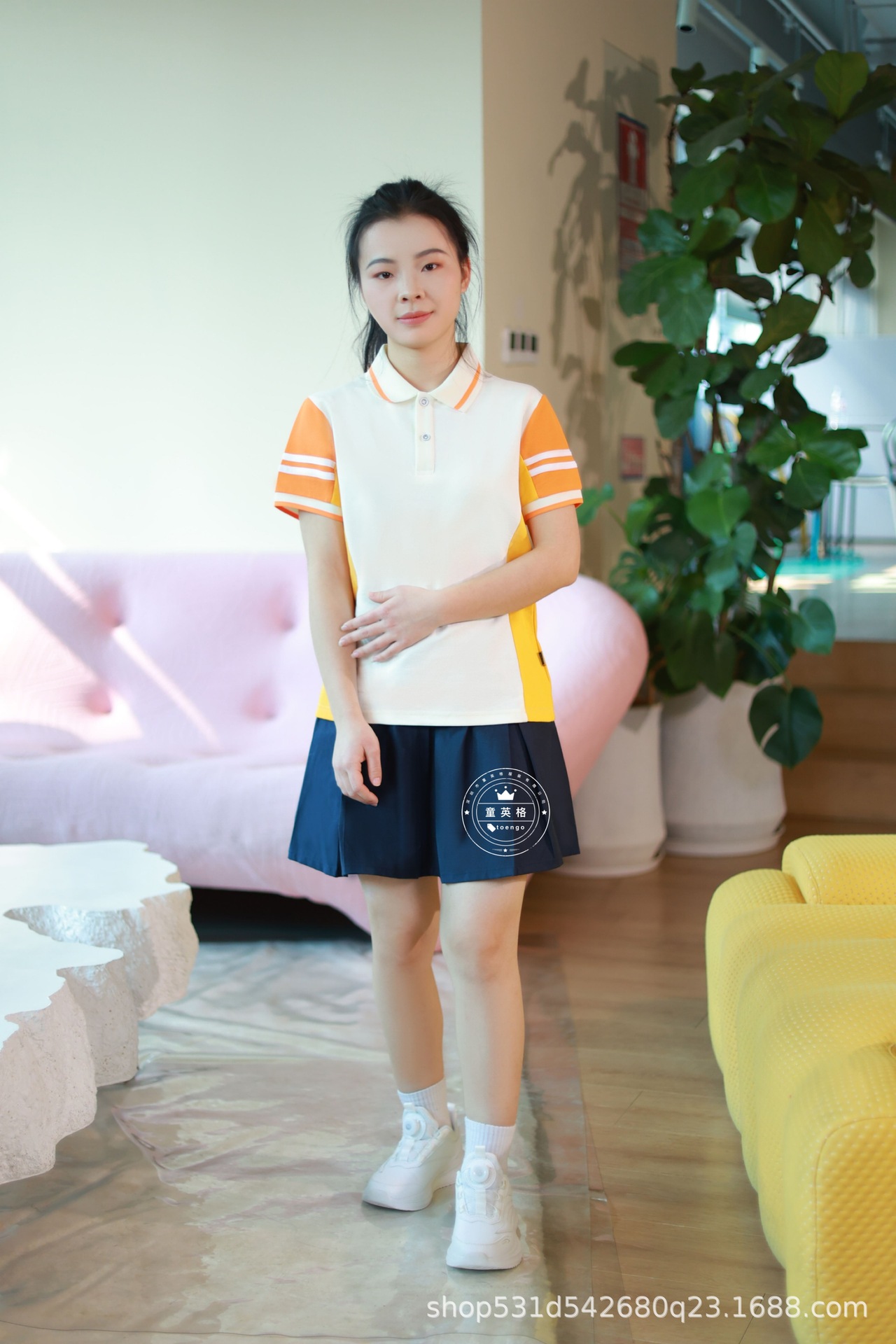 TX2507 선생님 교복세트(반팔+스커트)