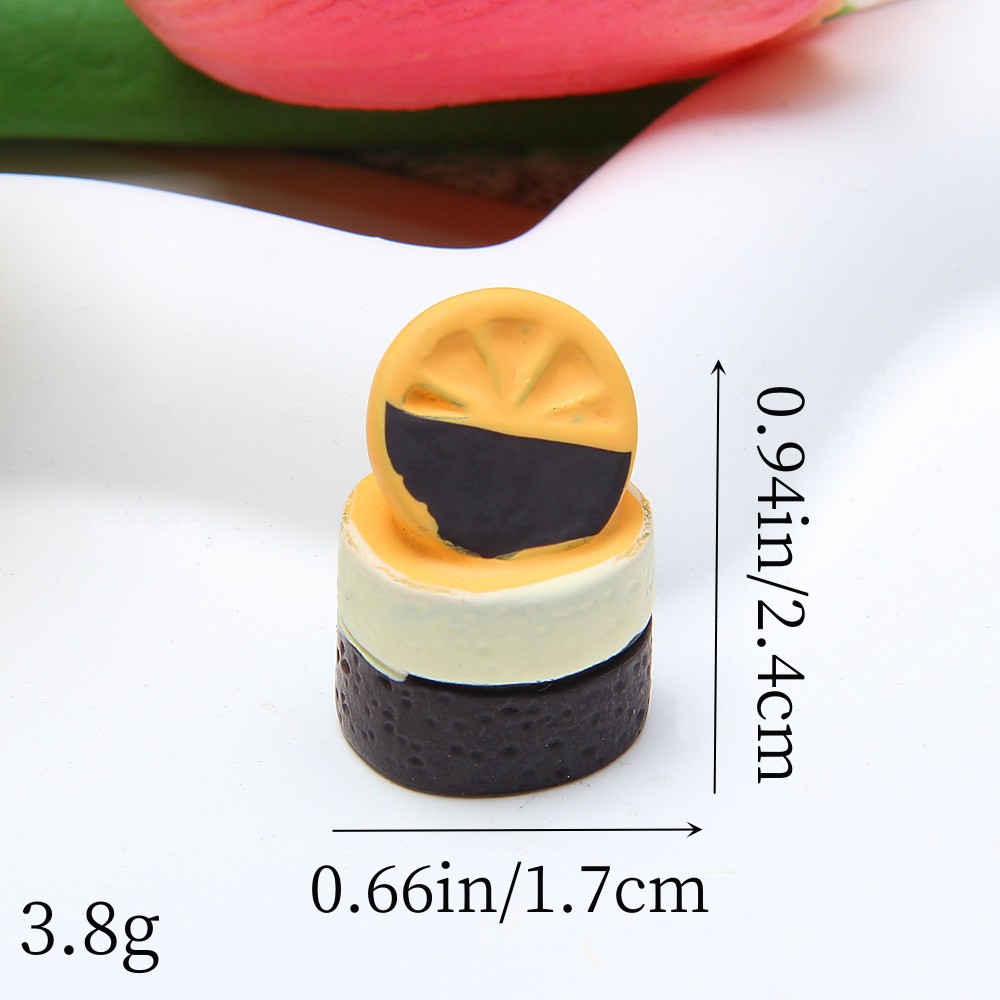 Pastel de juego de comida simulación palomitas de maíz postre bricolaje crema accesorios de goma decoración de la casa zapatos hebilla briy al por mayor