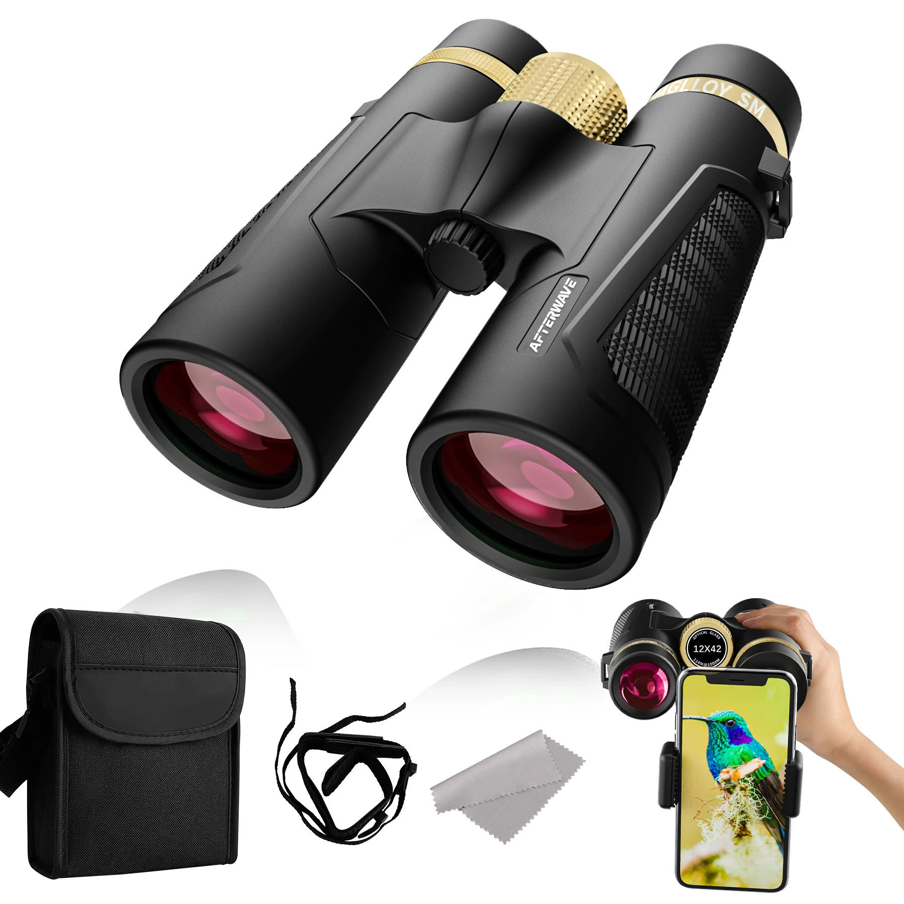 AFTERWAVE Travel handheld telescope, 12x