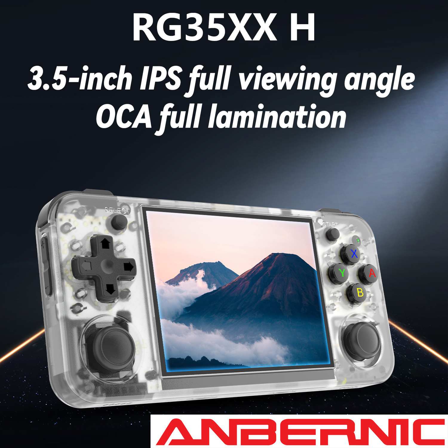 ANBERNIC安伯尼克RG35XXH横屏复古开源掌上游戏机便携怀旧街机