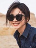 Sunglasses, glasses solar-powered, Korean style, wholesale