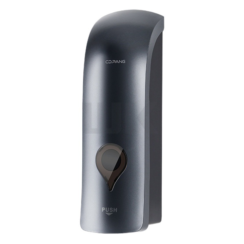 Dispensador de jabón para hotel, montado en la pared, sin perforaciones, tipo pulsador, dispensador de champú y gel de ducha, dispensador de jabón en botella, venta al por mayor transfronteriza