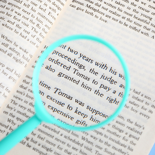 Plastic 25/40/50/60mm Acrylic High-Definition Color Children Portable Handheld Mini Magnifying Glass Wholesale