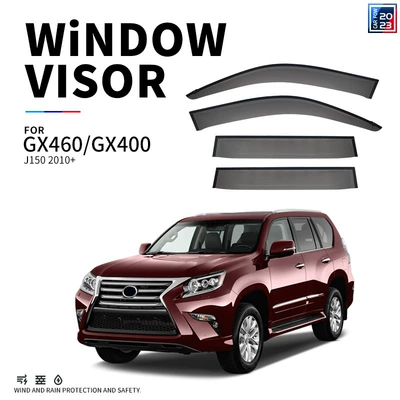 Rain shield — For Lexus GX470 - standard-packing-without-logo-lexus-gx460gx400-4pcs-mk2-j150-2010-2021-no-bright-strips-rain-shield