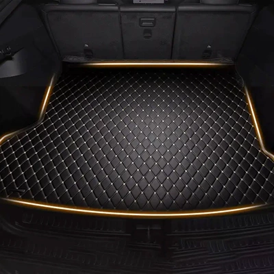 Trunk Mat: liner, leather material, easy to
