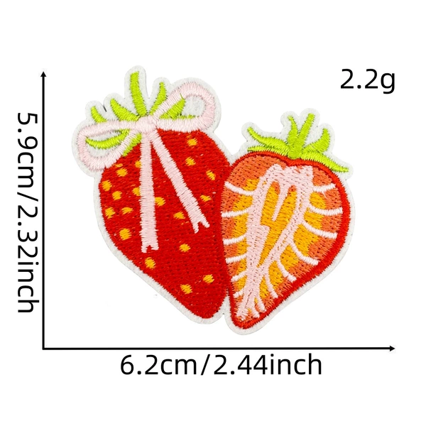 Cake cherry cloth sticker 11#
