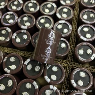 200V680Uf 25.4*35mm Brown Tda Series Brand New Original Box Imported Sanying Electrolytic Capacitor