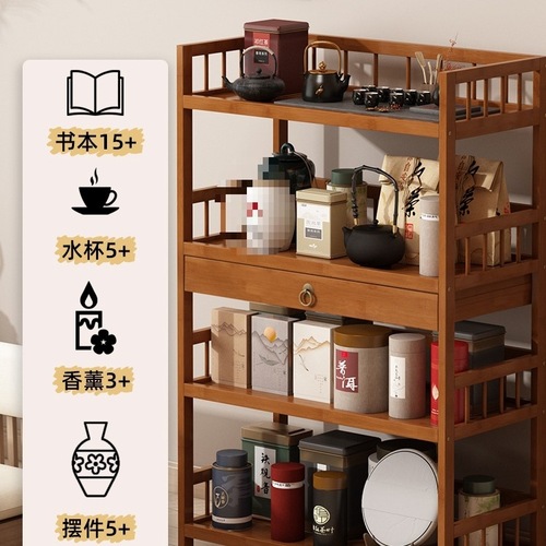Side cabinet next to sofa, office tea cabinet, small apartment living room tea table, storage rack, home tea table, small mω