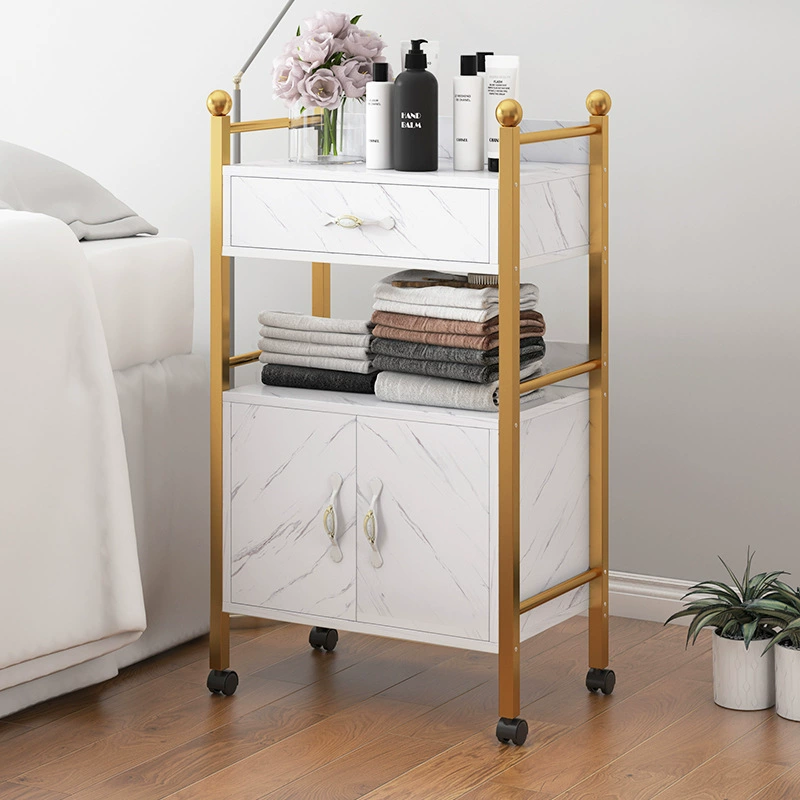 Специальная тележка для салона красоты Многофункциональная Мобильная тележка для инструментов Тележка для красоты Парикмахерская Шкаф для инструментов Тележка для инструментов