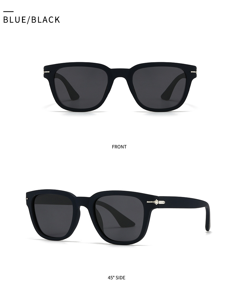 Square Polarised Sunglasses For Men And Women Large Frame Style_voghion.com