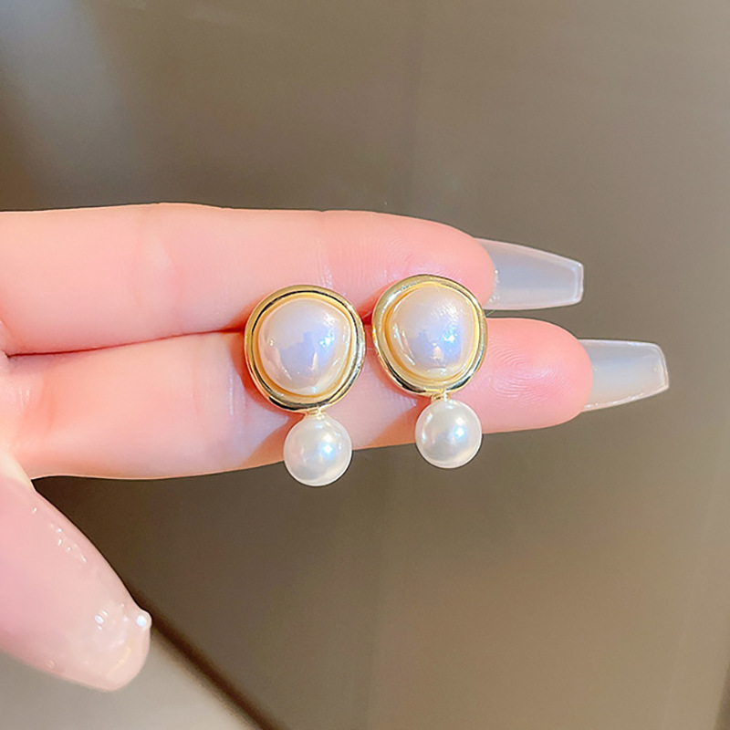 Novos brincos de pérolas de sereia e lágrimas de concubina de Cao Shi, essenciais para mulheres_voghion.com