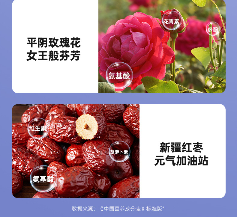 Black Goji Berry Mulberry Rose Flower Tea Gift Box 15 Cold Brew Sachets 120g key features