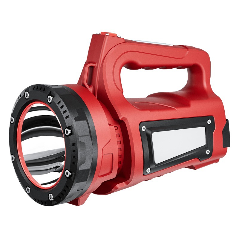 2023 transfronteriza nueva lámpara portátil de láser blanco de carga TYPE-C de gran capacidad al aire libre Super brillante multifuncional reflector