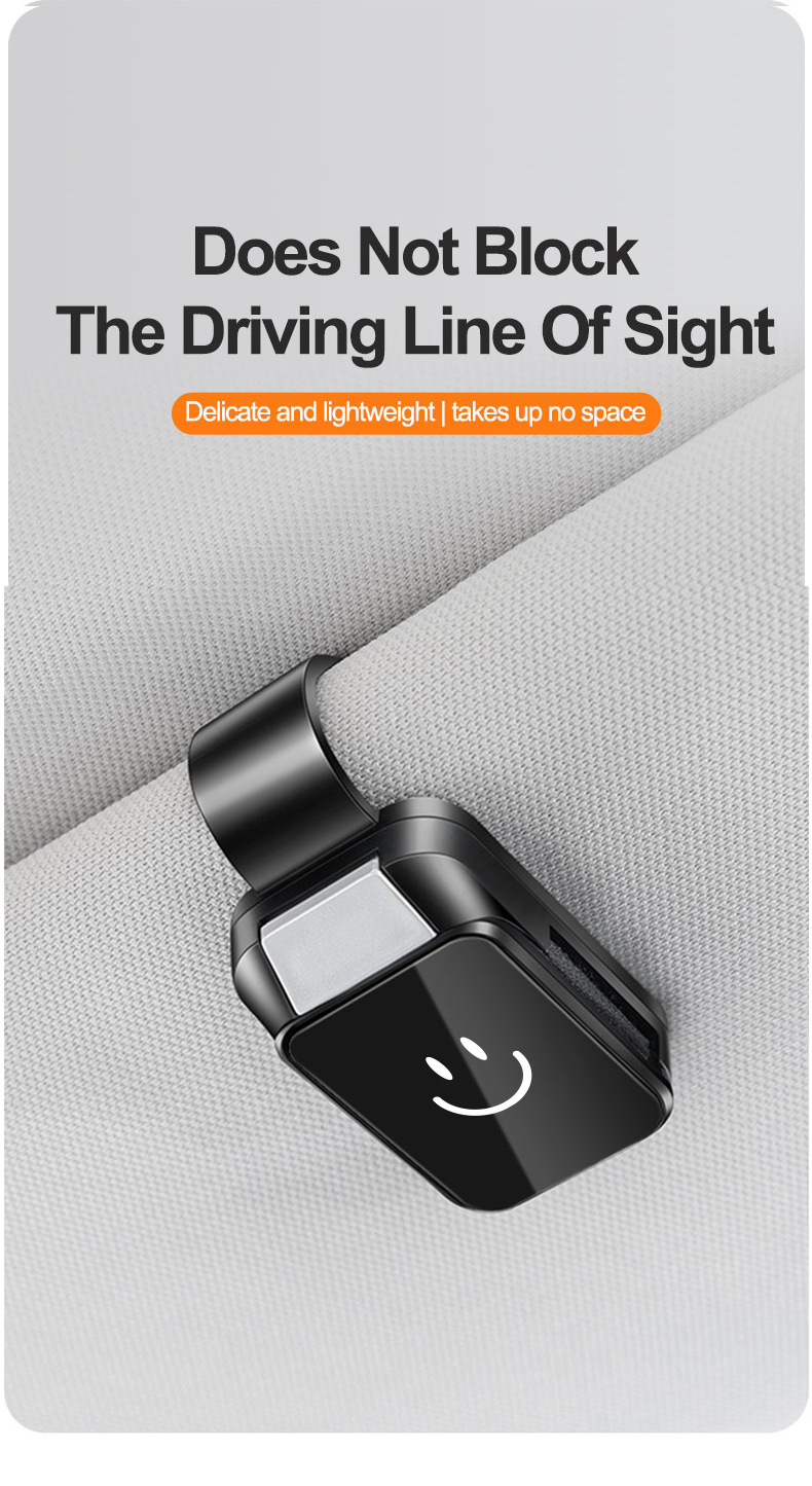 Cross-border 2025 new car glasses clip multifunctional sunglasses card storage clip sun visor creative storage clip