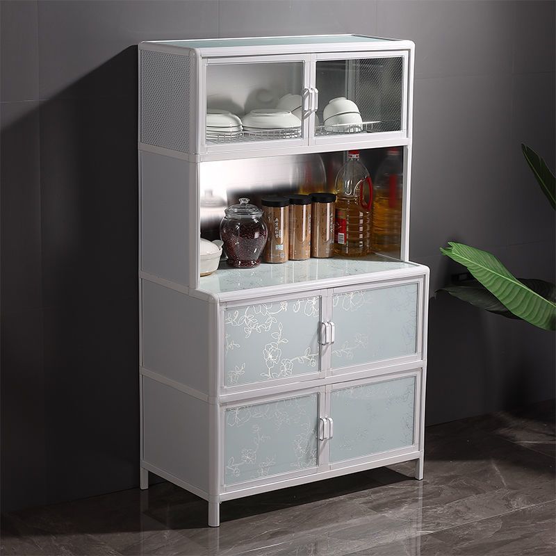 Cupboard Storage Tableware Cabinet Home Kitchen Cabinet Multi-Layer Bowl Storage Cabinet Storage Rural Rental Wall Kitchen Cabinet