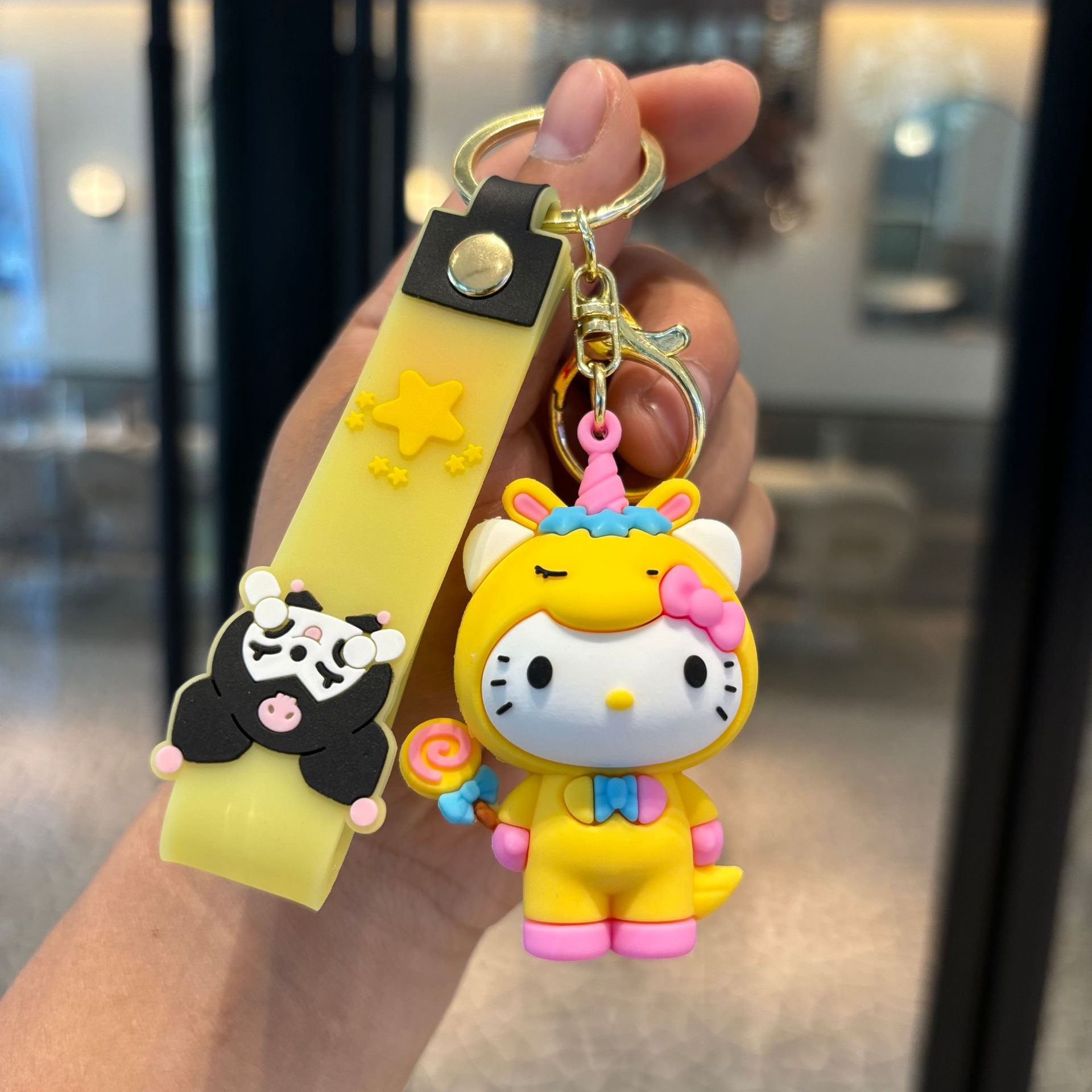 Sanrio Colgante de llaver PVC Muñeca Cute Colgante de llaver Kolomi Car Bag Keychain