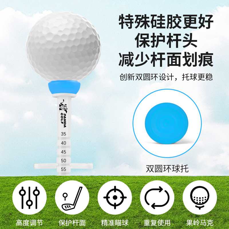 FUENTE Suministro directo de fábrica en stock suministro de golf TEE Golf limit Ball nail Golf tee cross-border caliente