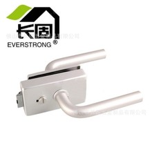 厕所卫生间玻璃门欧式不锈钢ST-G058玻璃门锁 铝浴室门欧款中央锁
