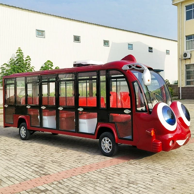 14-17 Seats Electric Cartoon Sightseeing Elektrikli qolf avtomobilləri