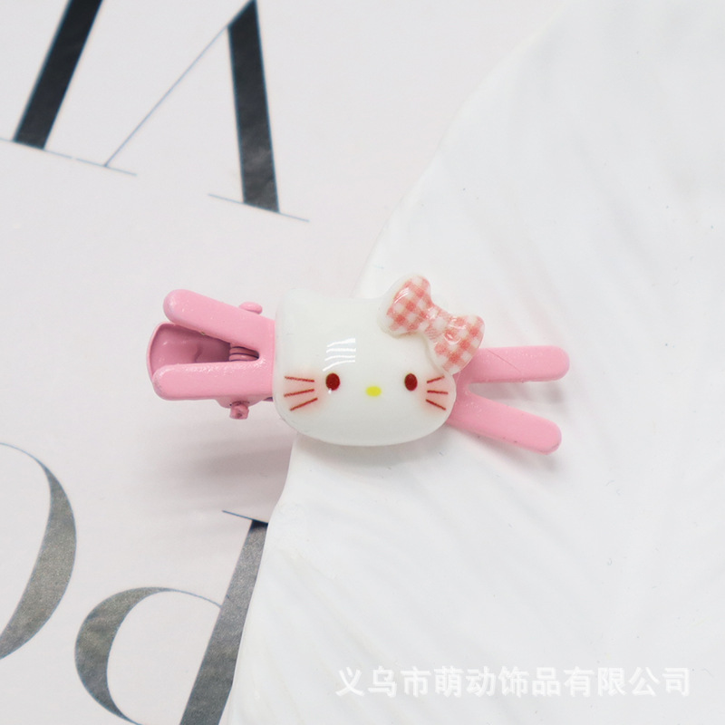 리본 고양이 포크 핑크