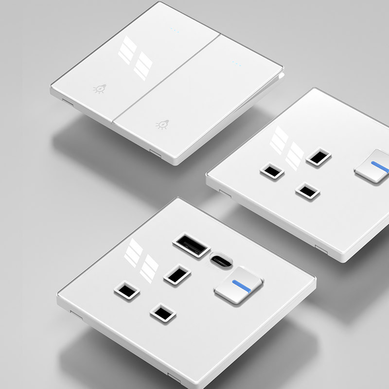 Hong Kong and Macau Version 13A British-Style Socket with USB Fast Charging Type-C British Standard Square Pin Three-Hole 86 Panel Hong Kong and Macau Version 13A British-Style Socket with USB Fast Charging Type-C British Standard Square Pin Three-Hole 86 Panel