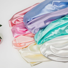 现货批发水晶缎绸缎色丁布闪光缎礼服女装连衣裙舞台棒球服饰面料