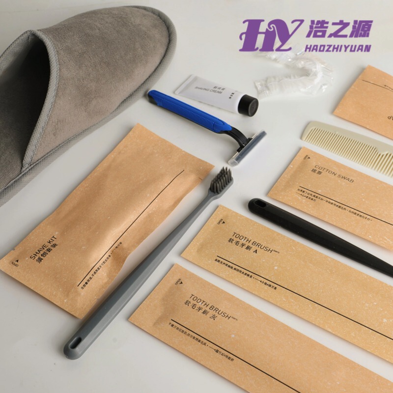 亚朵同款酒店一次性用品牙刷梳子洗漱用品套装样品一次性拖鞋洗护|undefined