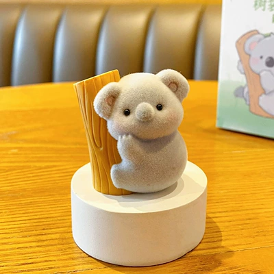 Car ornaments Flocking Series Creative Car - color-box-koala-koala-flocking-series-ornaments-broken-style