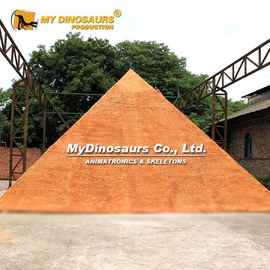专业制作大型玻璃钢埃及金字塔雕塑 户外商场广场步行街装饰模型