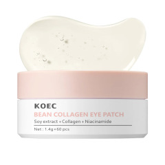 KOEC大豆胶原蛋白眼膜贴60pcs保湿滋养透明眼贴跨境韩妆爆款批发