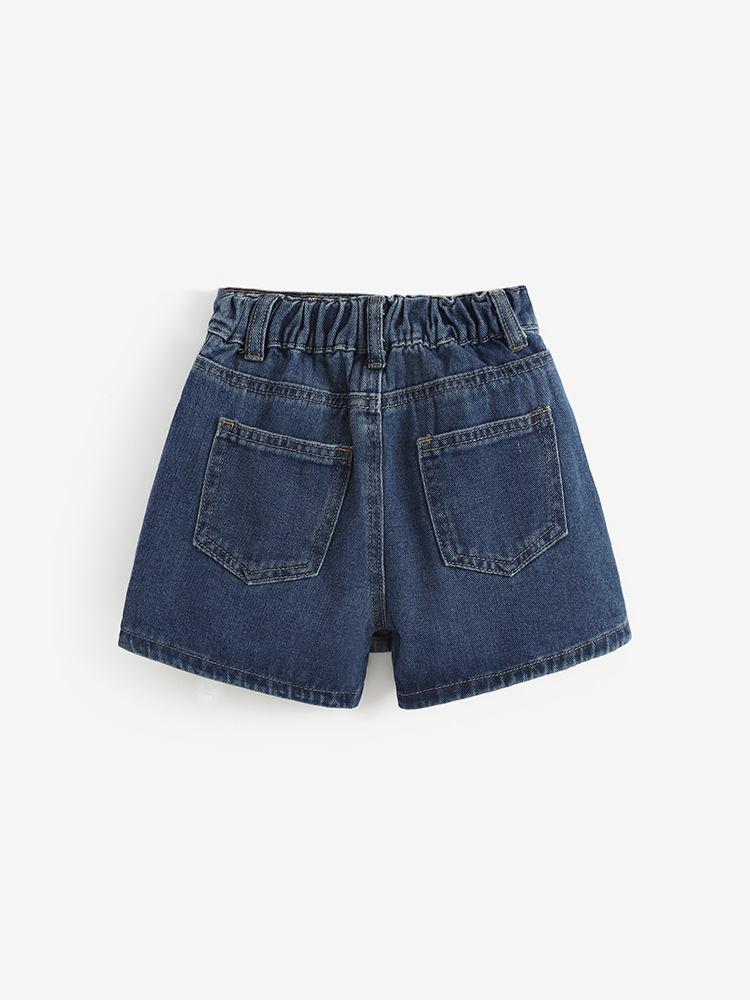 Malwee transfronterizo niñas jeans de verano nuevo estilo europeo y americano para niños pequeños lindos pantalones calientes de niña ropa infantil